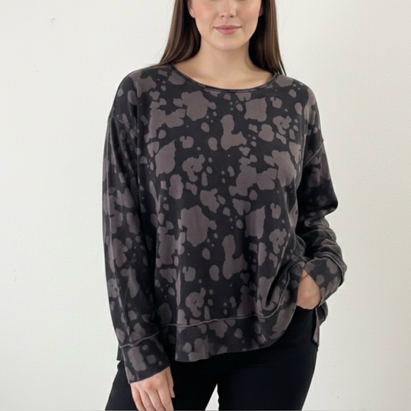 Rachel Hollis Sweaters - Acid Wash Bleach Dye Oversized Lightweight Sweatshirt XL Rachel Hollis Indie